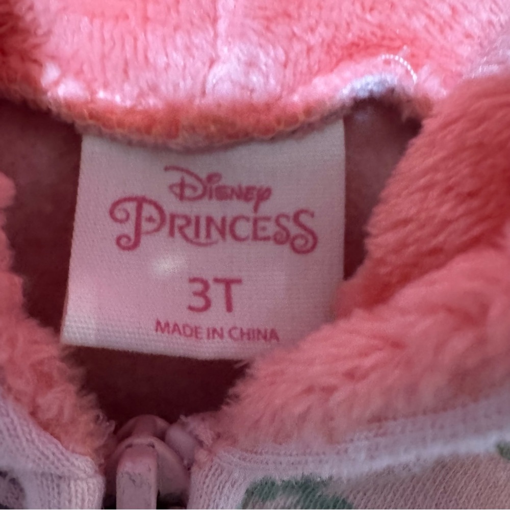 Disney Princess Pink Hoodie Girls 3T - Picture 5 of 6